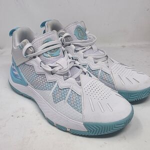 Adidas D Rose Son of Chi Cloud Basketball Shoes Mens 8 White Pulse Aqua
